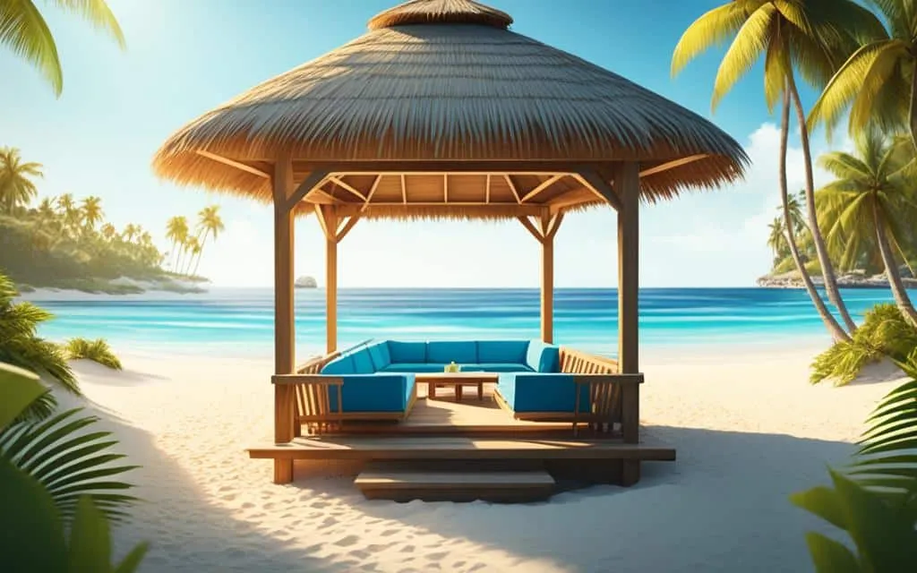 Cabana aufbau Illustration