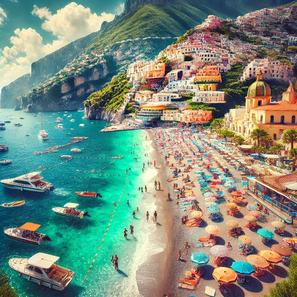Positano Strand - Entdecken Sie den malerischen Küstenort in Italien