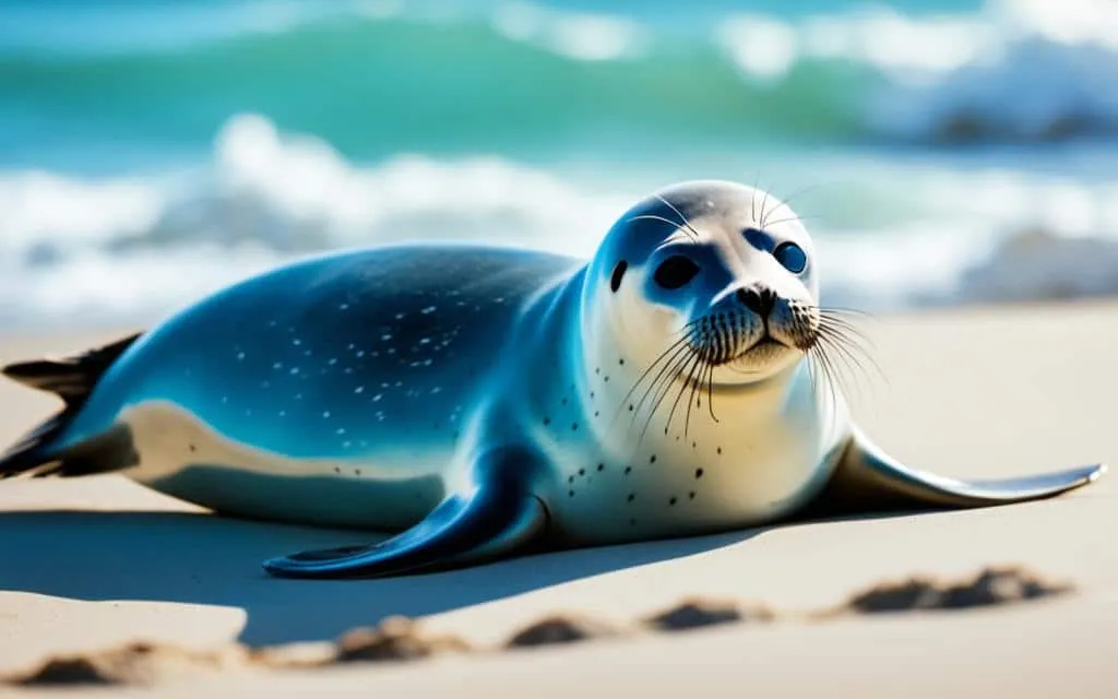Robbe am Strand sehen