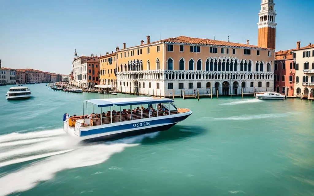 Vaporetto-Verbindung zum Lido di Venezia