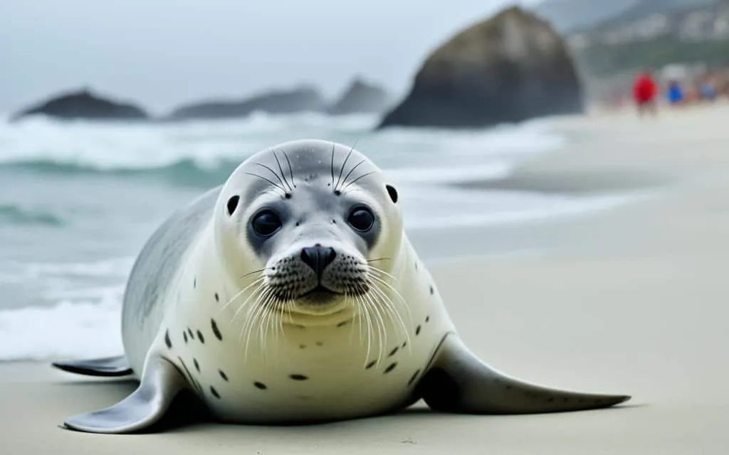 robbe am strand was tun