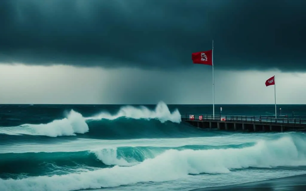was bedeutet die rote flagge am strand